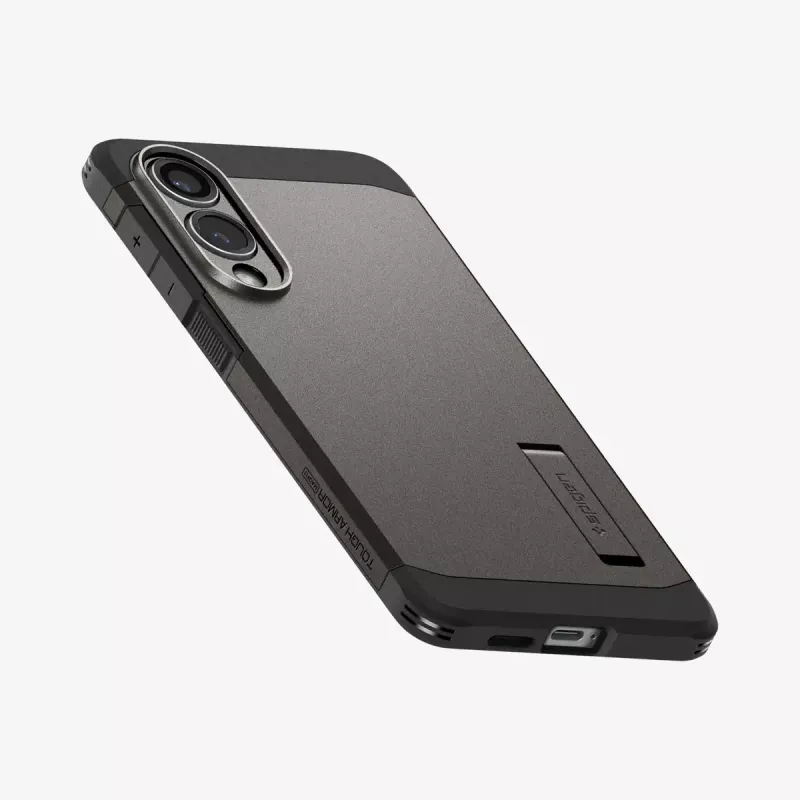 Etui Spigen Galaxy S25 Edge Tough Armor AI MagFit Gunmetal