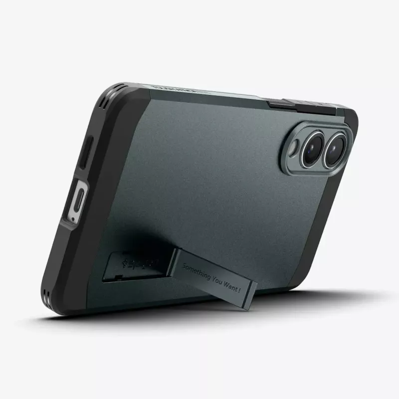 osłona Spigen Galaxy S25 Edge Tough Armor AI Abyss zielony