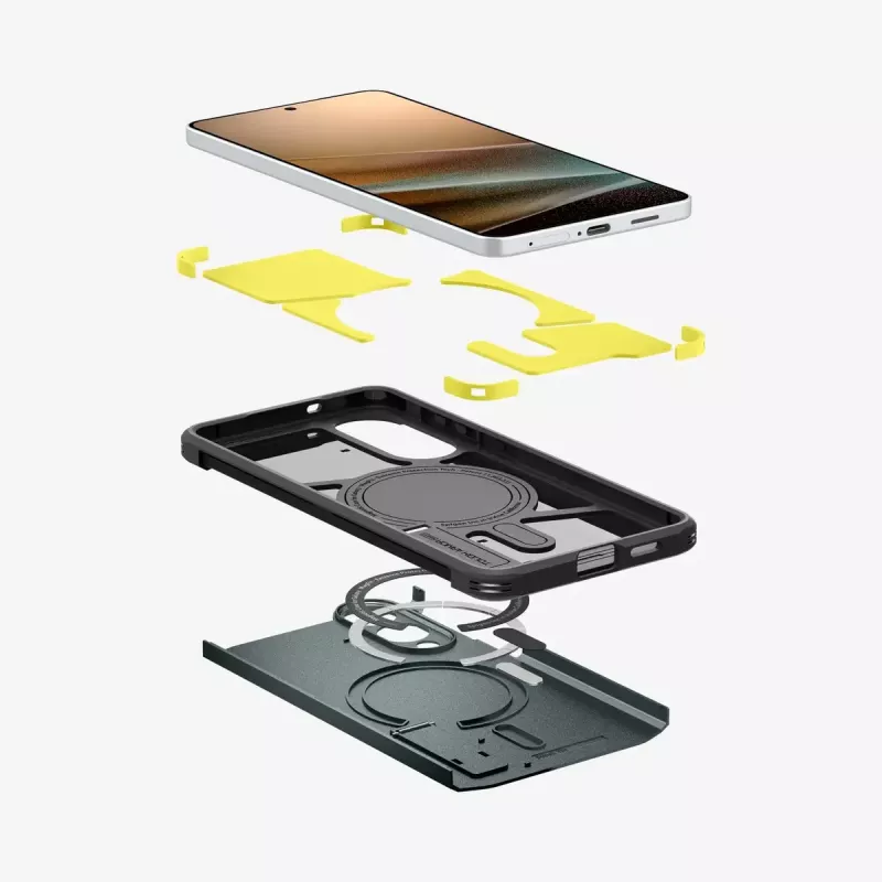 osłona Spigen Galaxy S25 Edge Tough Armor AI Abyss zielony