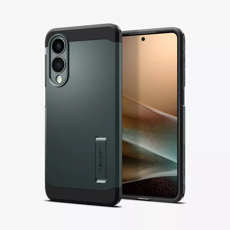 osłona Spigen Galaxy S25 Edge Tough Armor AI Abyss zielony