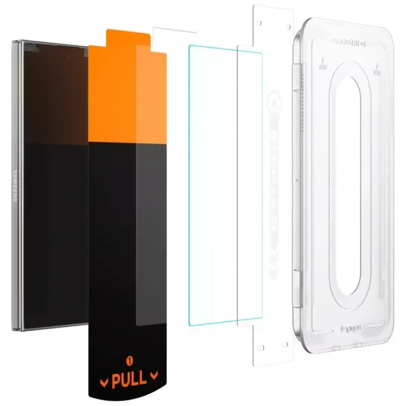 Szkło ochronne Spigen Glas.TR EZ FIT Pro do Samsung Galaxy Z Fold 7 — przezroczyste, 2 szt.