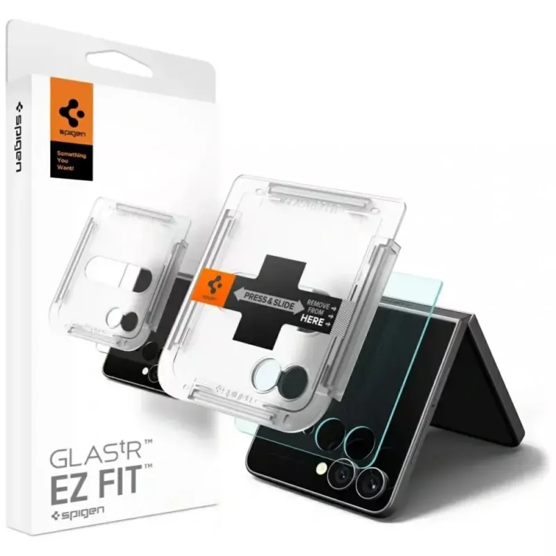 Folia ochronna Spigen do Samsung Galaxy Z Flip 7 — HD Clear, cienka przezroczysta folia ochronna