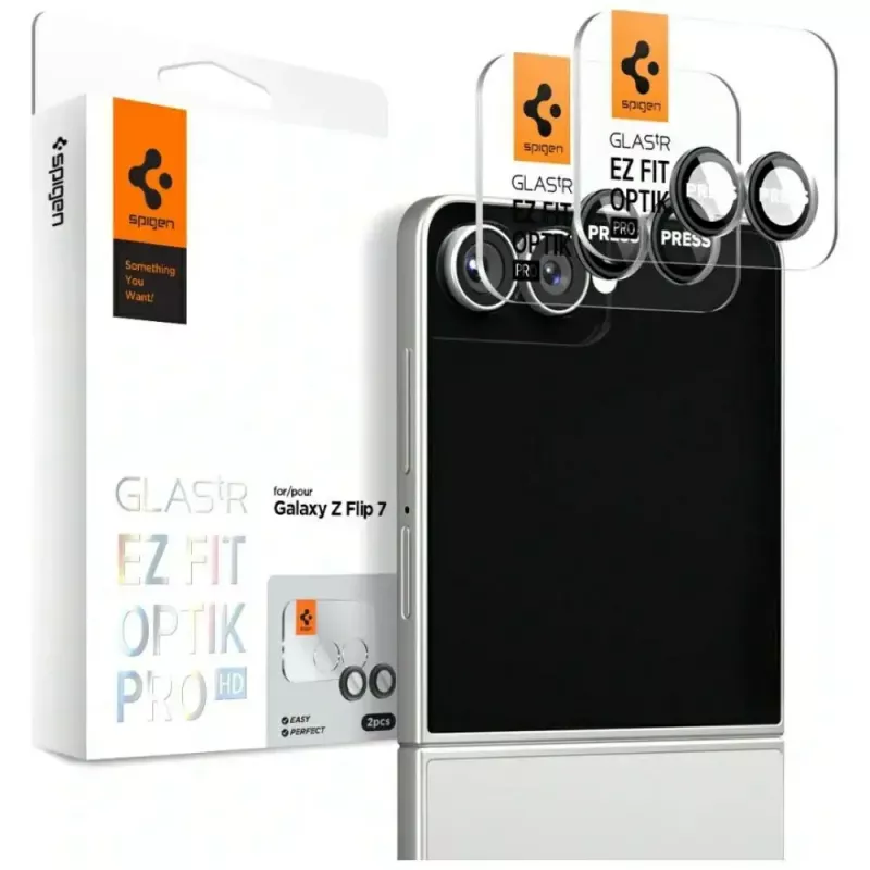 Osłona aparatu Spigen do Galaxy Z Flip 7 HD Glass 2 szt.