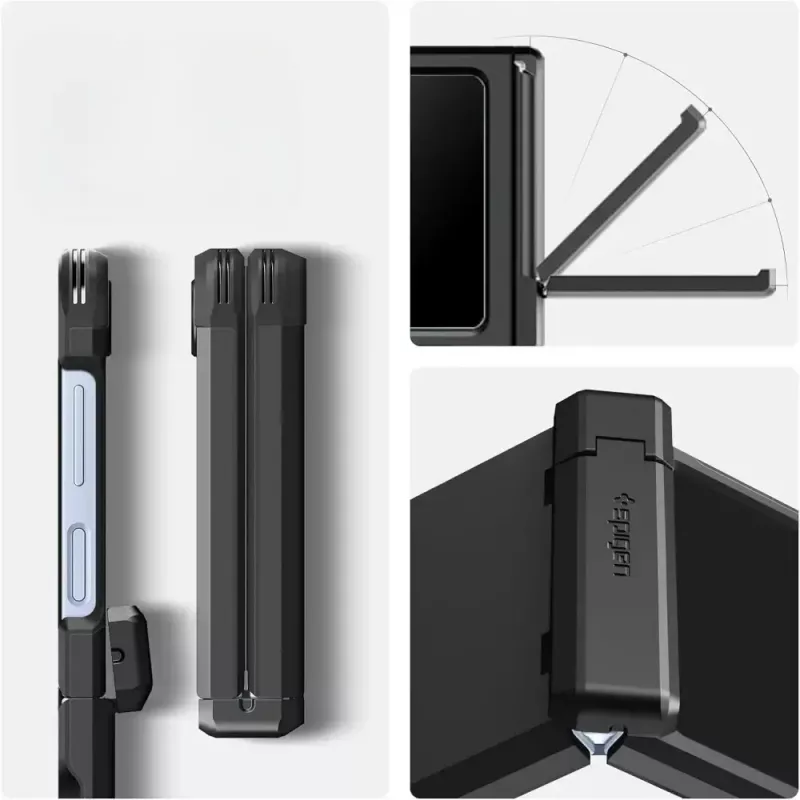 Etui ochronne Spigen Tough Armor Pro Mag do Galaxy Z Flip 7 FE — czarne