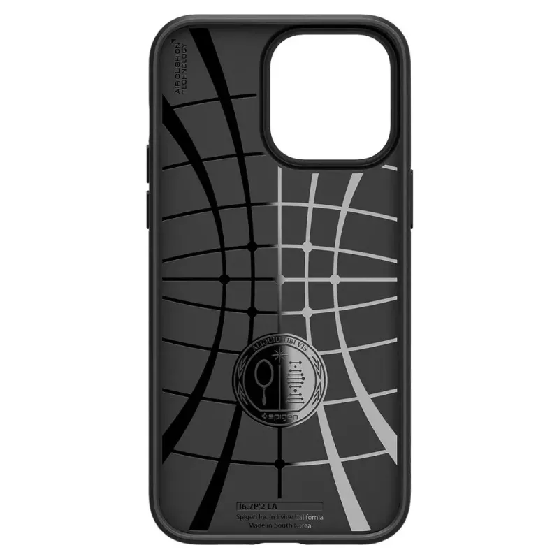 Cover Spigen Liquid Air iPhone 14 Pro Max 17 cm Czarny