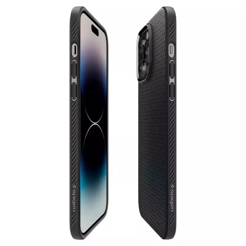 Cover Spigen Liquid Air iPhone 14 Pro Max 17 cm Czarny
