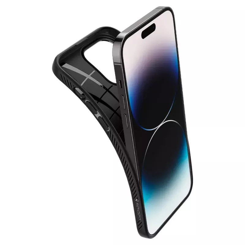 Cover Spigen Liquid Air iPhone 14 Pro Max 17 cm Czarny
