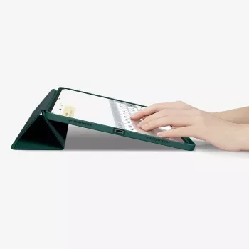 Flip case Spigen Urban Fit 33 cm (13 cali) do iPad Pro 2024 Zielony