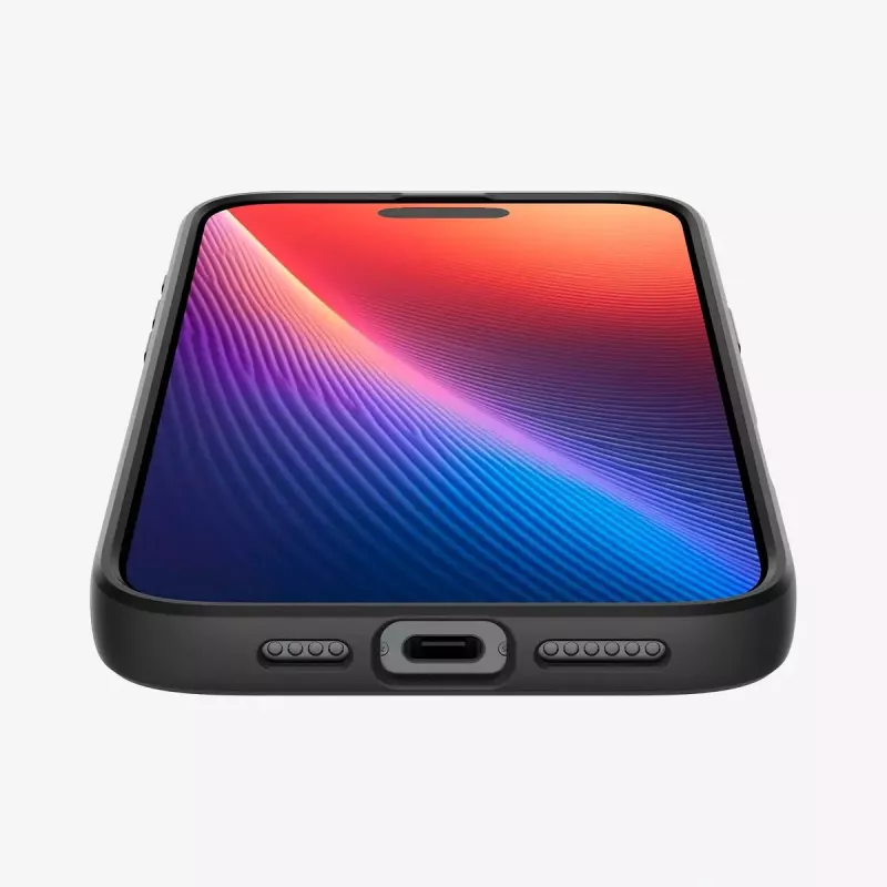 Cover Spigen Liquid Air iPhone 16 Pro Max 17.5 cm Czarny