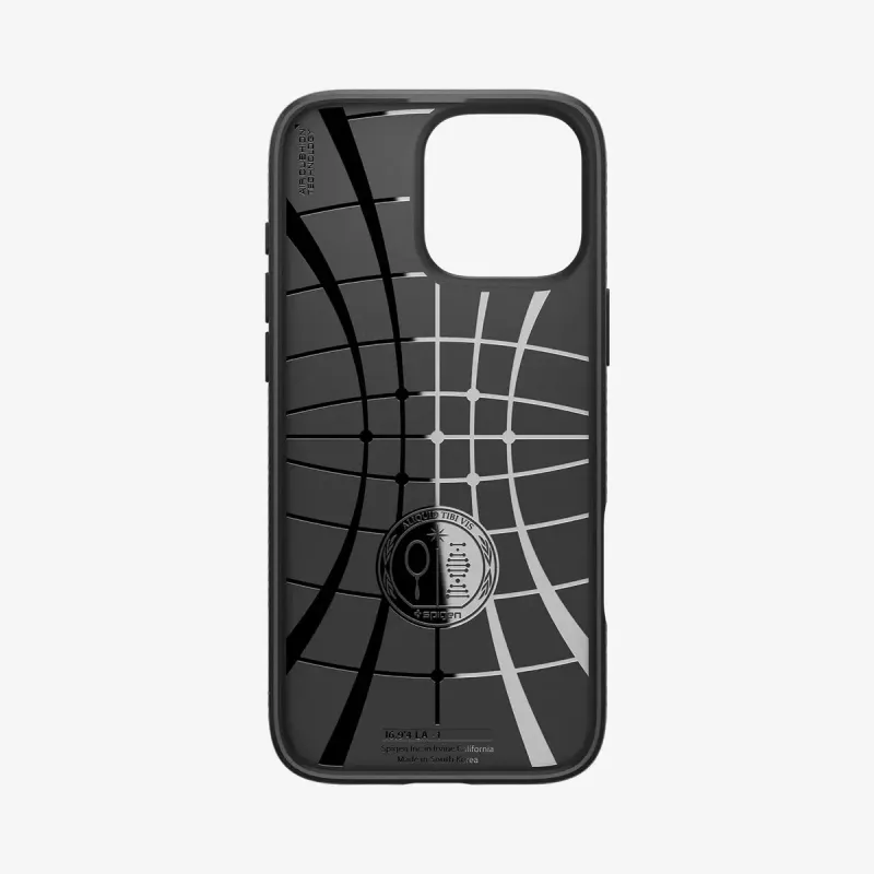 Cover Spigen Liquid Air iPhone 16 Pro Max 17.5 cm Czarny