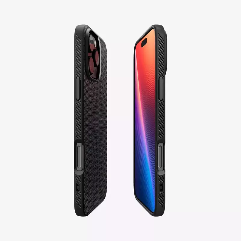 Cover Spigen Liquid Air iPhone 16 Pro Max 17.5 cm Czarny