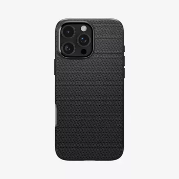 Cover Spigen Liquid Air iPhone 16 Pro Max 17.5 cm Czarny