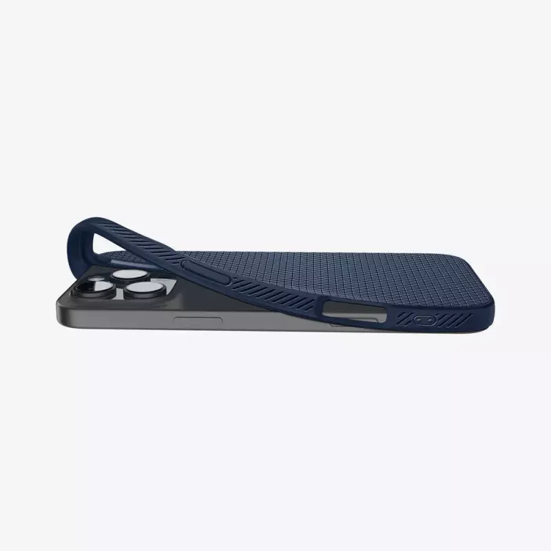 Spigen Liquid Air etui na telefon komórkowy Navy dla iPhone 16 Pro Max