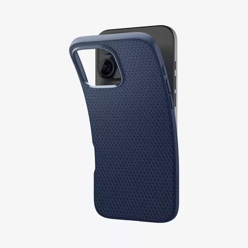Spigen Liquid Air etui na telefon komórkowy Navy dla iPhone 16 Pro Max