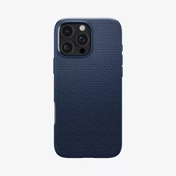 Spigen Liquid Air etui na telefon komórkowy Navy dla iPhone 16 Pro Max