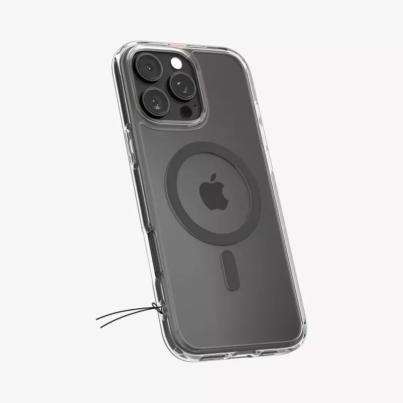 Spigen Ultra Hybrid (MagFit) etui na telefon komórkowy 17,5 cm Grafit Przezroczysty