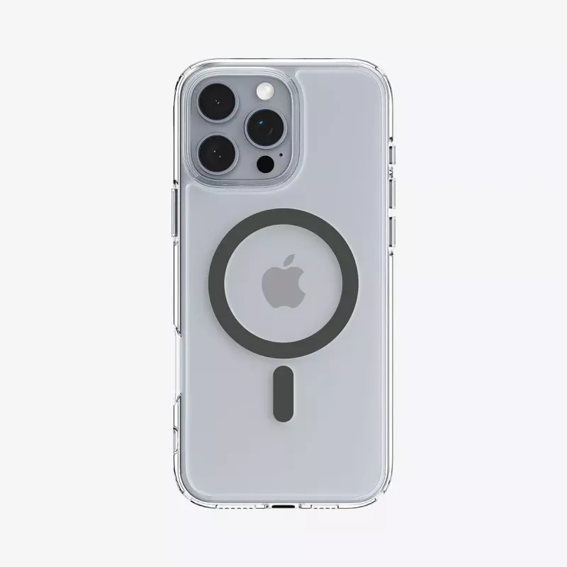 Spigen Ultra Hybrid (MagFit) etui na telefon komórkowy 17,5 cm Grafit Przezroczysty