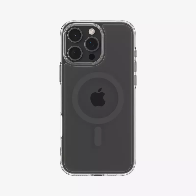 Spigen Ultra Hybrid (MagFit) etui na telefon komórkowy 17,5 cm Grafit Przezroczysty