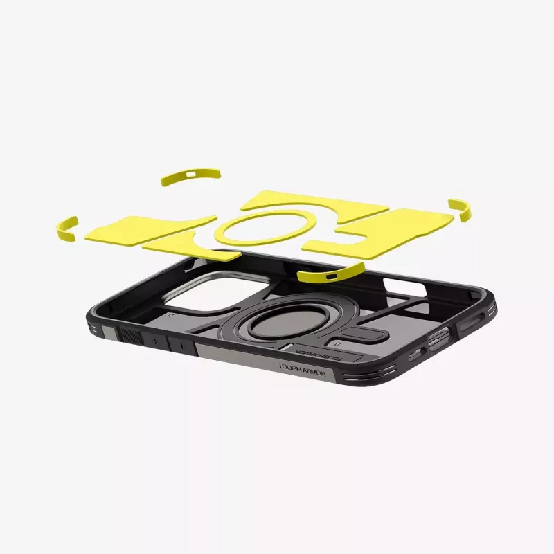 Spigen Tough Armor AI MagFit etui na telefon komórkowy Pokrowiec Szary 17.5 cm