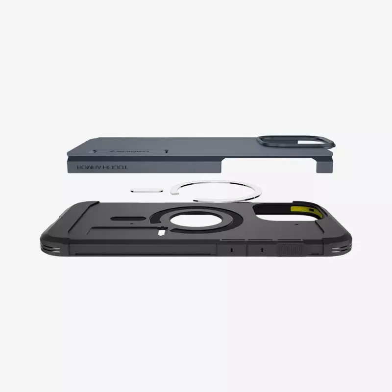 Etui Spigen Tough Armor AI do telefonu komórkowego Pokrowiec Szary do iPhone 16 Pro Max