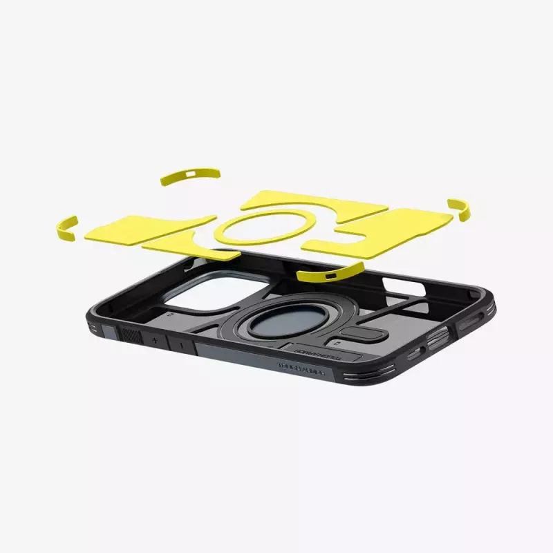 Etui Spigen Tough Armor AI do telefonu komórkowego Pokrowiec Szary do iPhone 16 Pro Max