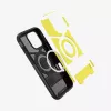 Spigen cienki Armor (MagFit) etui na telefon komórkowy Pokrowiec Czarny 17,5 cm