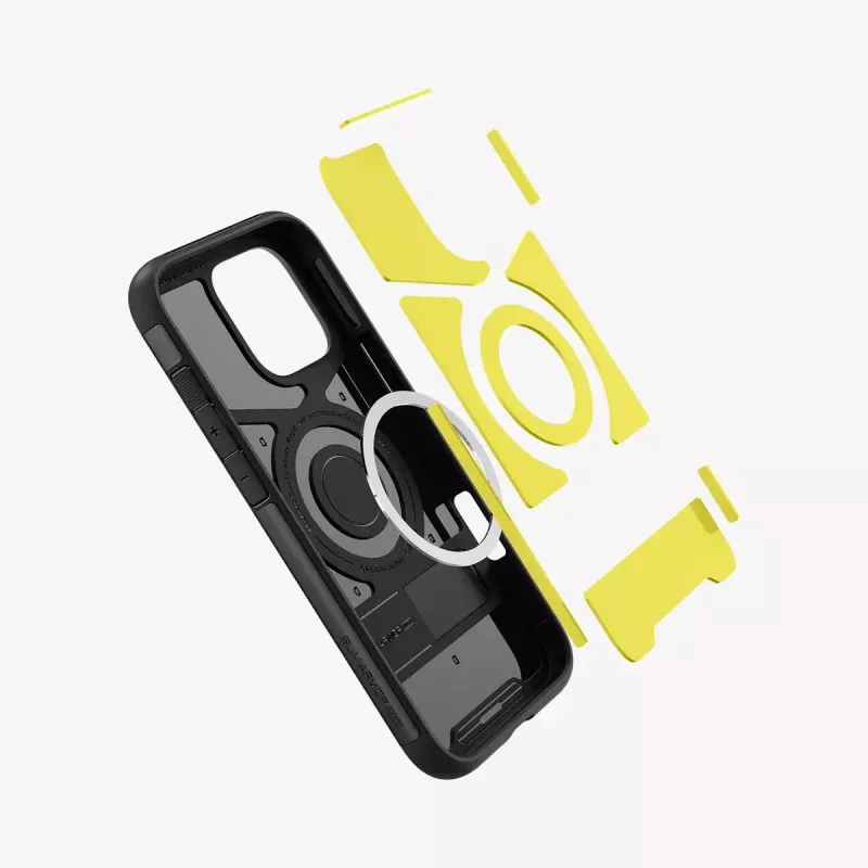 Spigen cienki Armor (MagFit) etui na telefon komórkowy Pokrowiec Czarny 17,5 cm