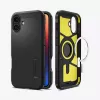 Etui Spigen Tough Armor AI (MagFit) do telefonu komórkowego, pokrowiec, czarny, 15,5 cm