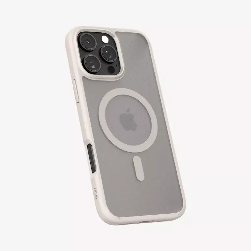 Spigen Ultra Hybrid (MagFit) etui na telefon Pokrywa Beżowy Przezroczysty