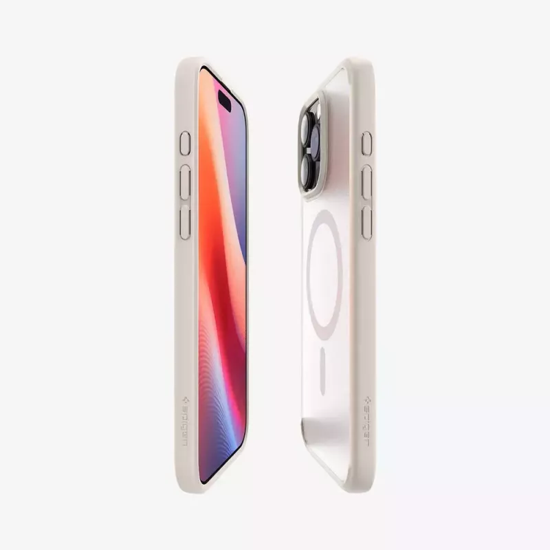 Spigen Ultra Hybrid (MagFit) etui na telefon Pokrywa Beżowy Przezroczysty