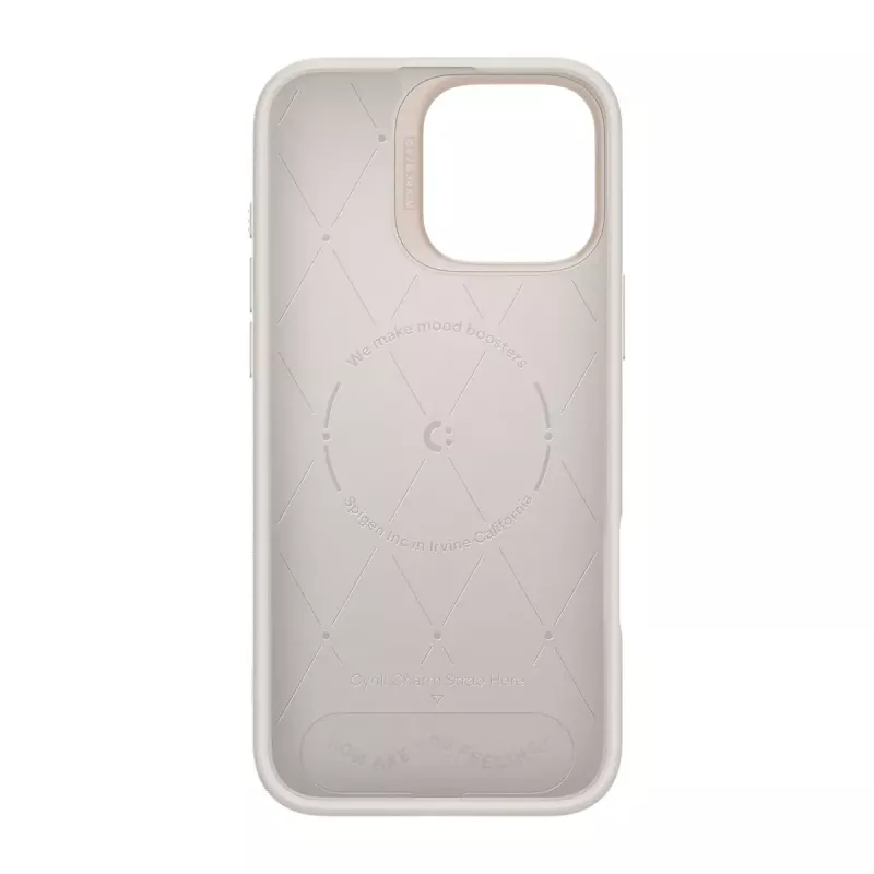 osłona CYRILL Kajuk Mag etui iPhone 16 Pro Max Kremowy monochromatyczny