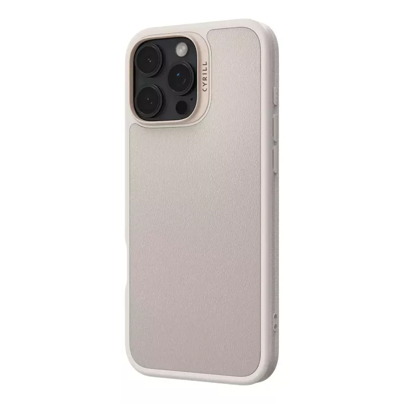 osłona CYRILL Kajuk Mag etui iPhone 16 Pro Max Kremowy monochromatyczny