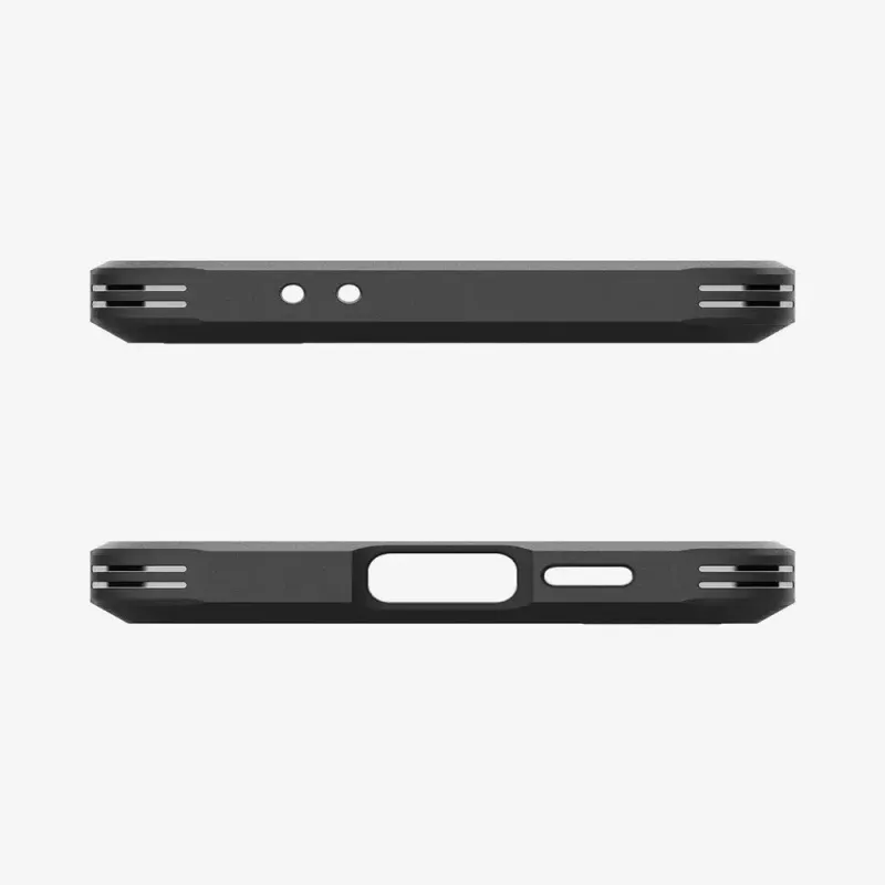 Etui Spigen Tough Armor Galaxy S24 FE Czarny Podstawka na biurko