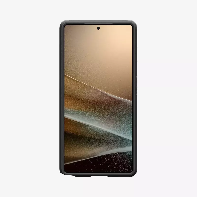 Etui Spigen Galaxy S25 Ultra Tough Armor AI Czarny z podstawką biurkową