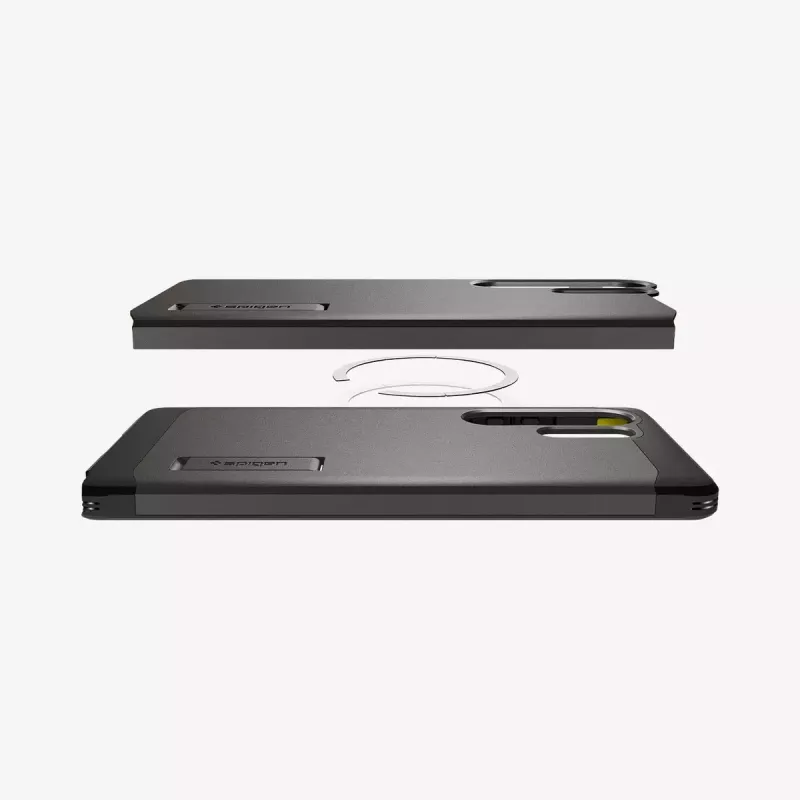 osłona Spigen Galaxy S25 Ultra Tough Armor AI Gunmetal Monochromatic