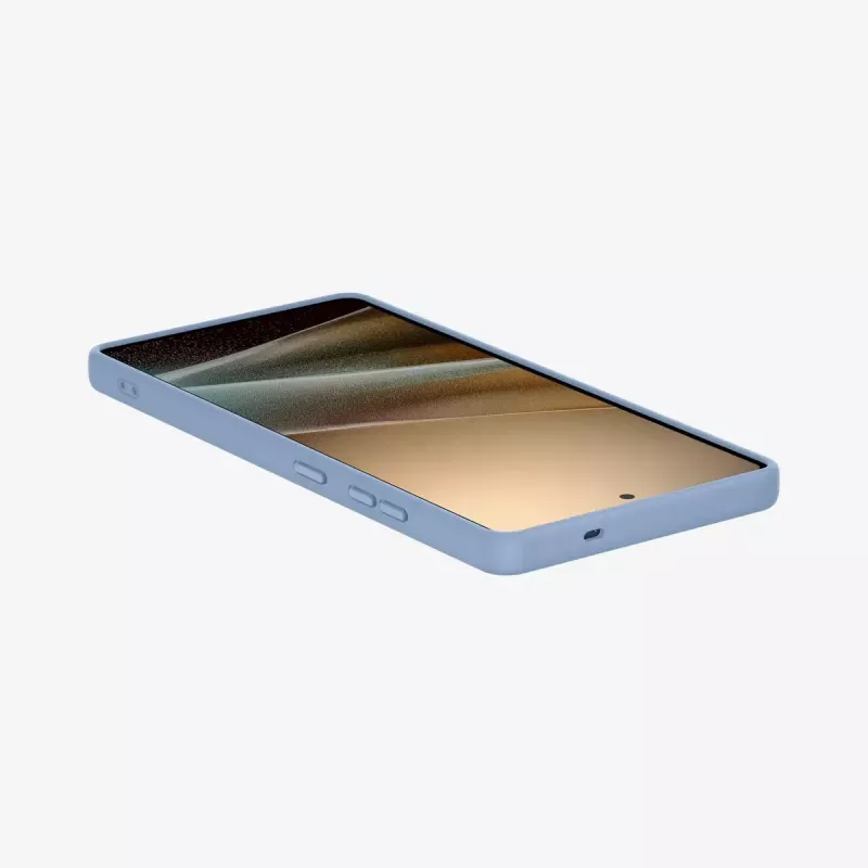 Cover Spigen Galaxy S25 Ultra Silicone Fit MagFit Sapphire niebieski