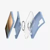 Cover Spigen Galaxy S25 Ultra Silicone Fit MagFit Sapphire niebieski