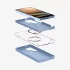 Cover Spigen Galaxy S25 Ultra Silicone Fit MagFit Sapphire niebieski