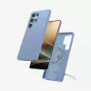 Cover Spigen Galaxy S25 Ultra Silicone Fit MagFit Sapphire niebieski