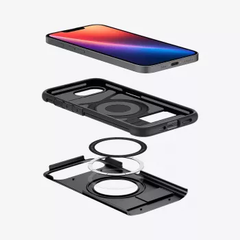 Etui Spigen cienki Armor do iPhone 16e, czarne