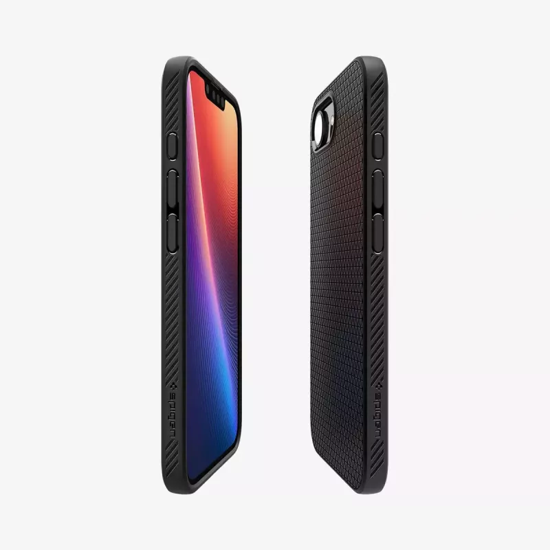 Cover Spigen Liquid Air iPhone 16e Case Matte Czarny