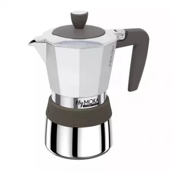 Moka pot Pedrini MyMoka induction Brązowy Stal nierdzewna