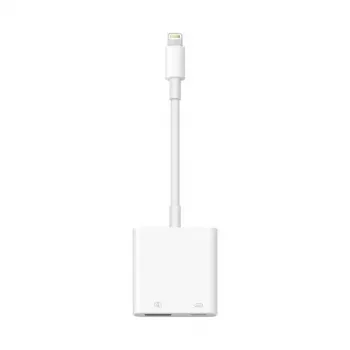 Adapter kablowy Apple Lightning na USB 3 Camera Adapter — biały, USB 3.2 Gen 1