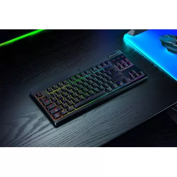 Klawiatura Razer CzarnyWidow V4 Low-Profile Tenkeyless HyperSpeed Gaming USB RF Wireless Bluetooth QWERTY US International Czarna