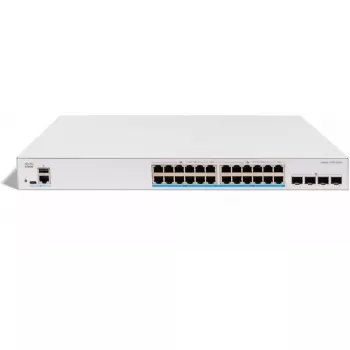 Przełącznik sieciowy Cisco CATALYST 1300X 24 porty 2.5GE UPoE z 4x10G SFP+ uplinks (model C1300X-24MU-4X)