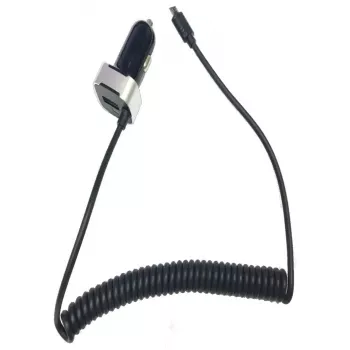 Ładowarka samochodowa Beafon CC-2A4-MI — uniwersalna 12–24 V na 5 V, 1×USB 2.0, kabel 1,5 m, czarna