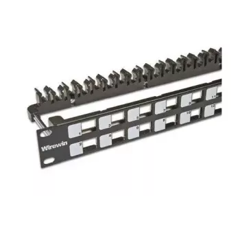 Patch Panel 1U Wirewin WKS PANEL 24 Czarny