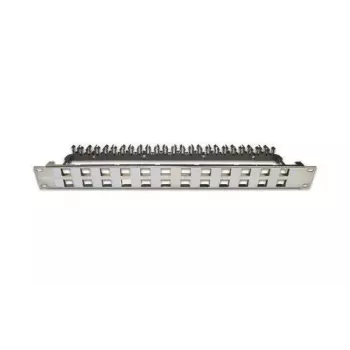 Patch Panel 1U Wirewin WKS PANEL 24 NICKEL cienki