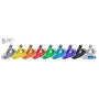 Kabel sieciowy cienki Patchcords cienki STP Cat6 Czerwony 3m