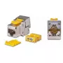 Moduł Keystone Wirewin WKS JACK KAT6A STP EA 12 RJ-45 Płaski Metaliczny Żółty